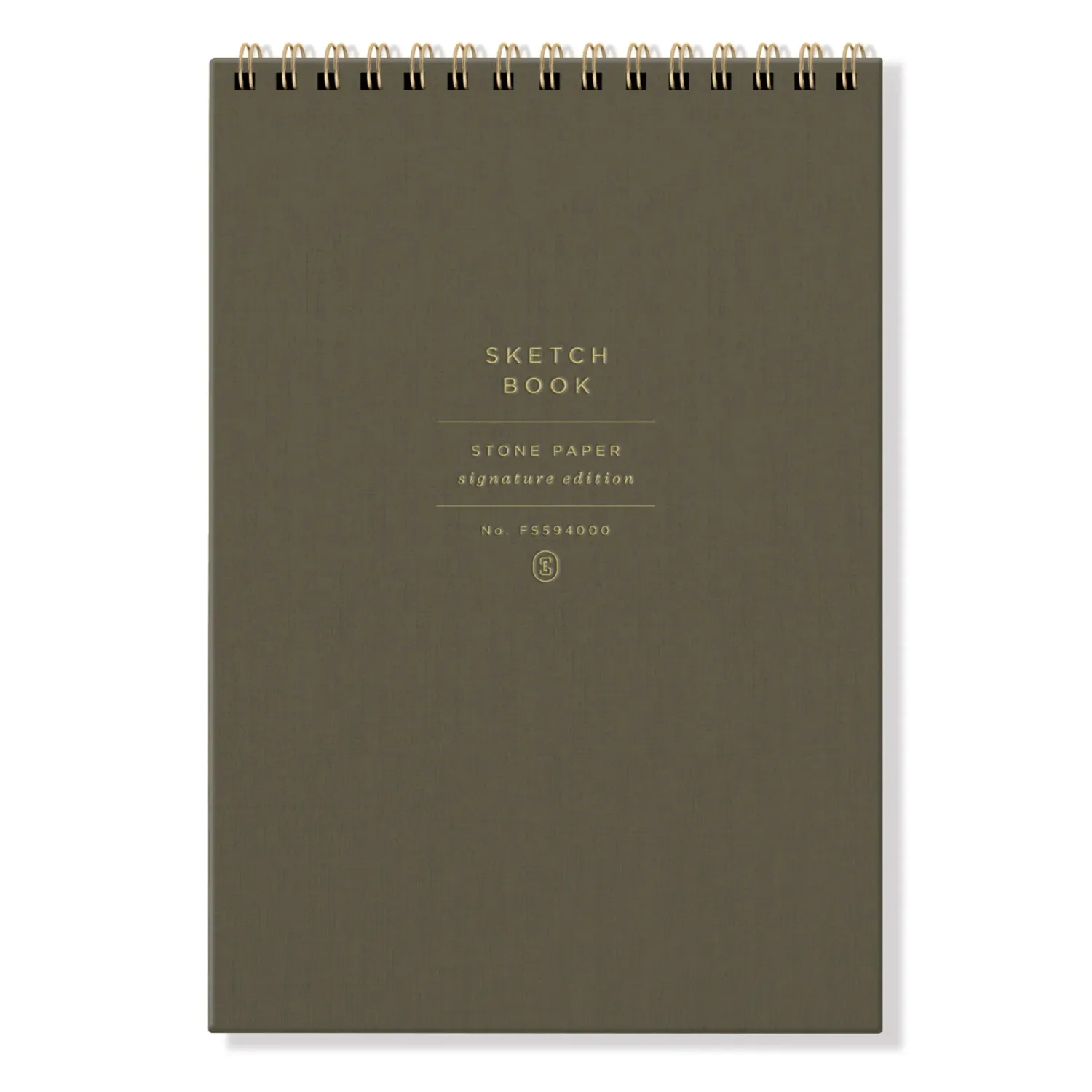 Standard Olive Stone Paper Sketch Pad