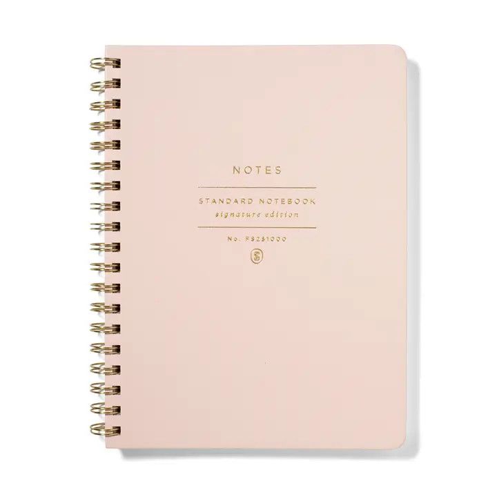 Signature Edition Standard Spiral Blush Notebook