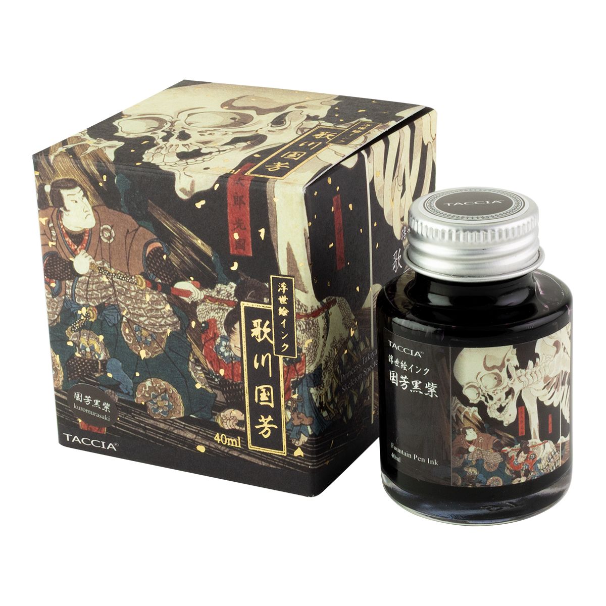 Taccia Kuniyoshi Kuro Murasaki Bottled Ink (40ml)