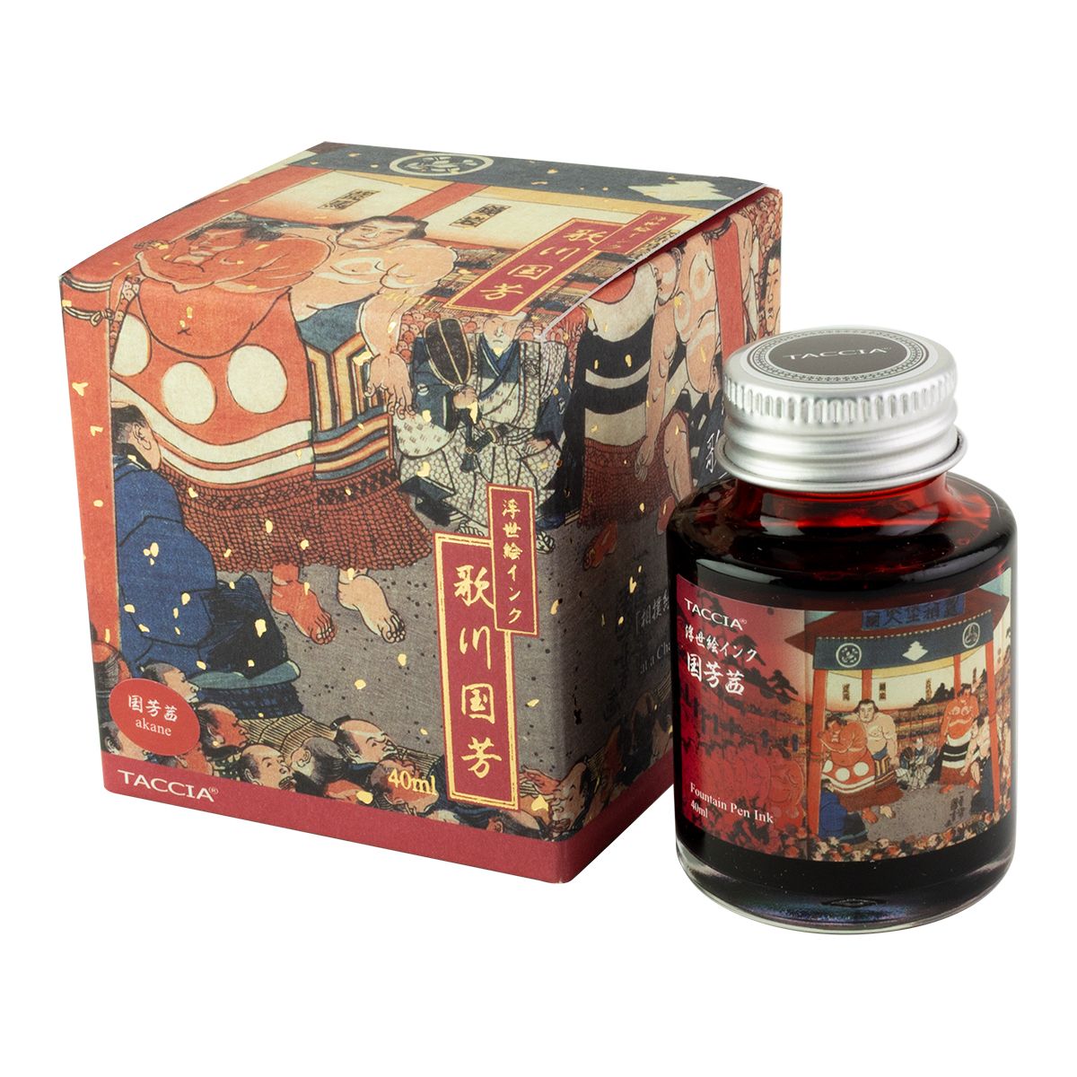 Taccia Kuniyoshi Akane Bottled Ink (40ml)