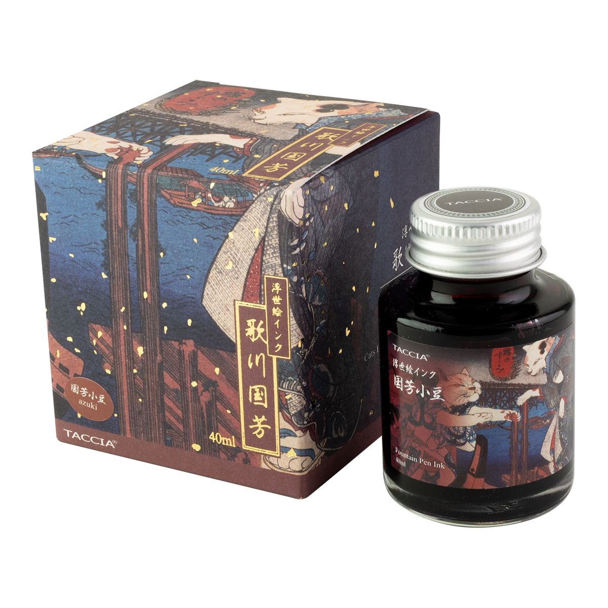 Taccia Kuniyoshi Azuki Bottled Ink (40ml)