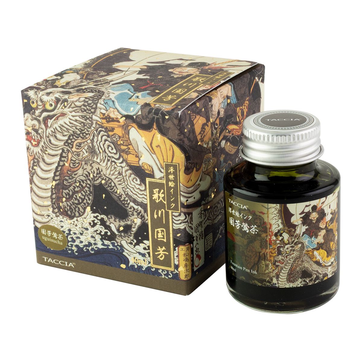 Taccia Kuniyoshi Uguisucha Bottled Ink (40ml)