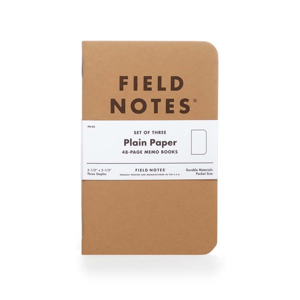 Field Notes Original Kraft 3-Packs