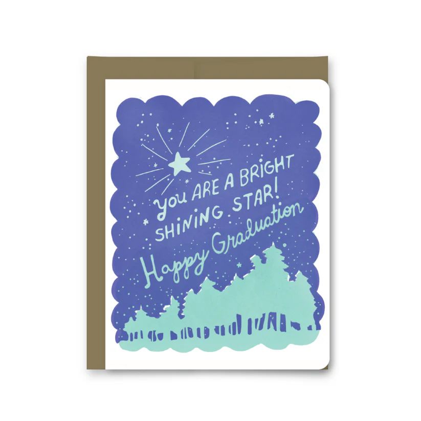 Shining Star Graduation Card