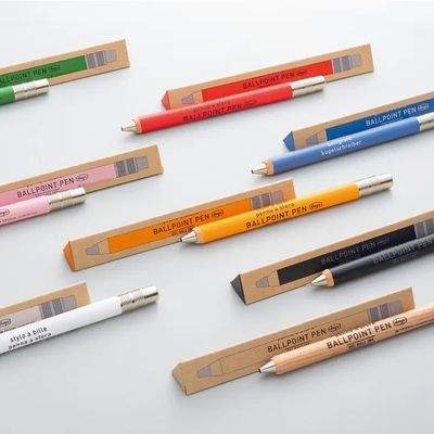 Mark'style Gel Wood Ballpoint Pen