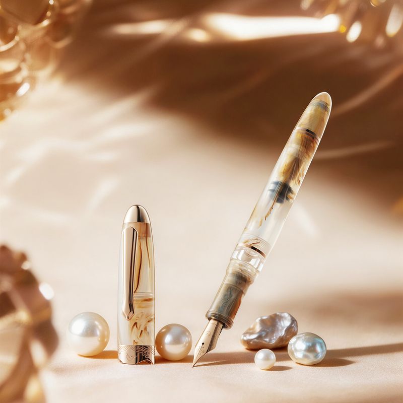 Nahvalur Horizon Pearl Fountain Pen