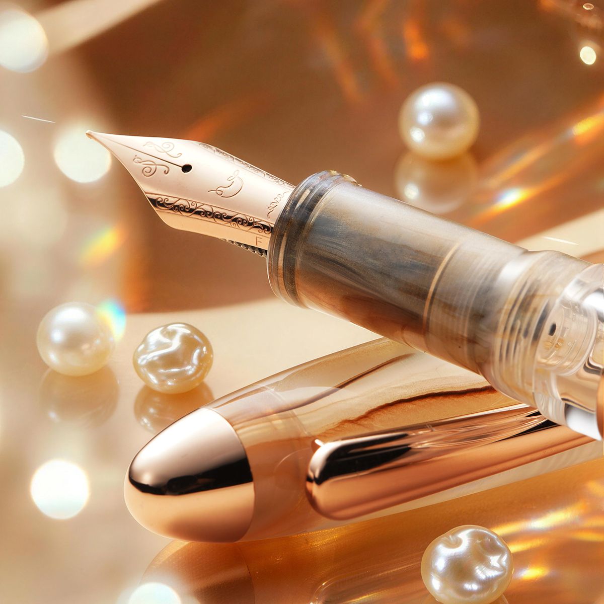 Nahvalur Horizon Pearl Fountain Pen