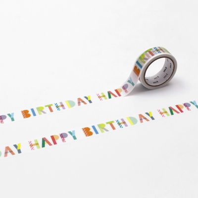 mt Happy Birthday Washi Tape