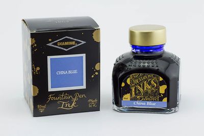 Diamine China Blue Bottled Ink (80ml)