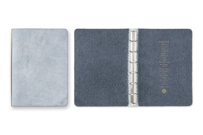 PLOTTER Shiranami Leather 6-Ring Binder (Mini Size)