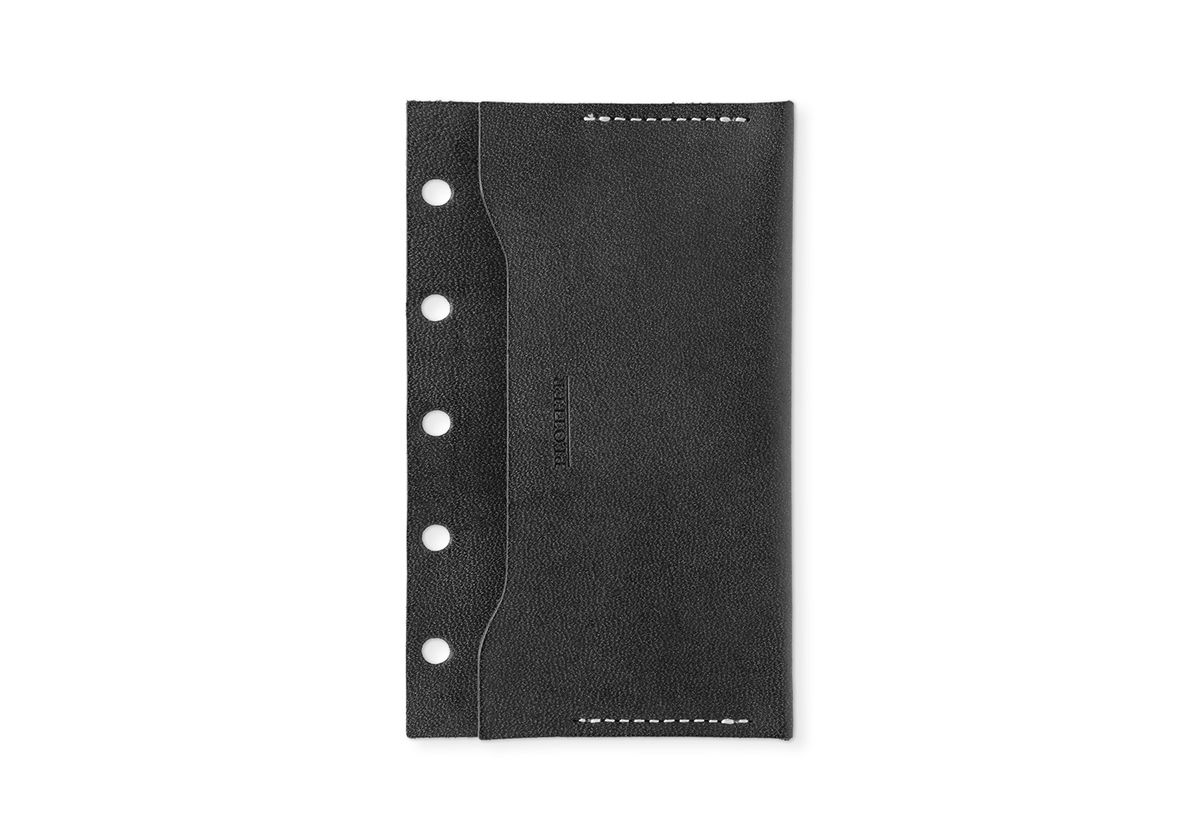 PLOTTER Leather Card Case Double Pockets PLT0022 (Mini 5 Size)