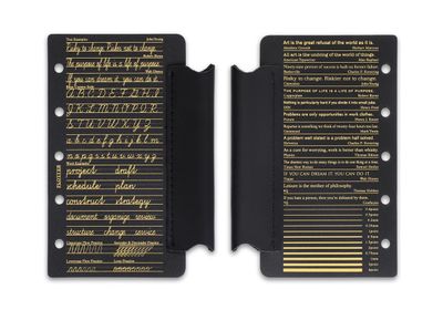 PLOTTER Leather Penholder with Lifter PLT0011 (Mini 5 Size)