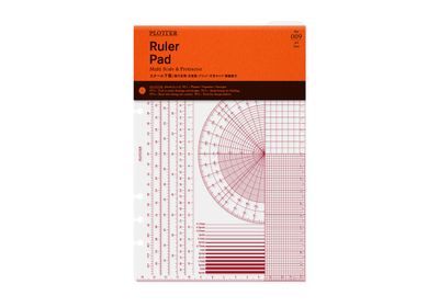 PLOTTER Ruler Pad PLT0009 (A5 Size)