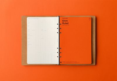 PLOTTER Pueblo Leather 6-Ring Binder PLT5001 (A5 Size)