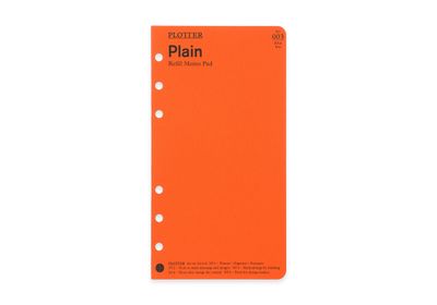 PLOTTER Refill Memo Pad (Bible Size) Plain