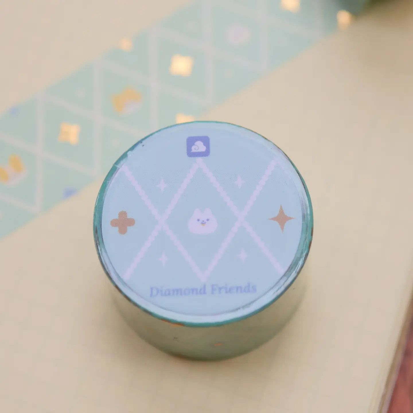 Diamond Friends Foil Washi Tape