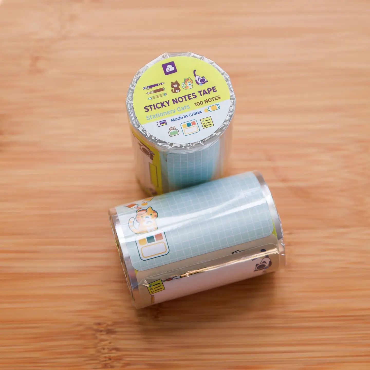 Stationery Cats Paper Roll Labels