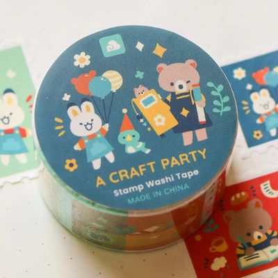 A Craft Party Stamp Washi Tape