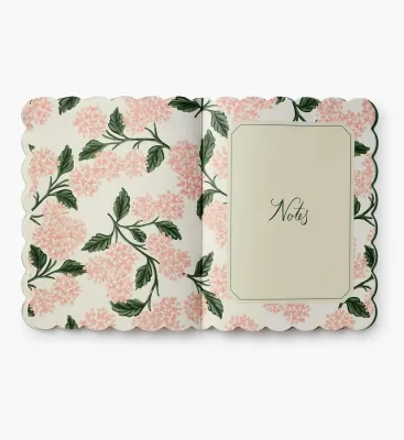 2027 Pink Hydrangea 12-Month Academic Appointment Notebook