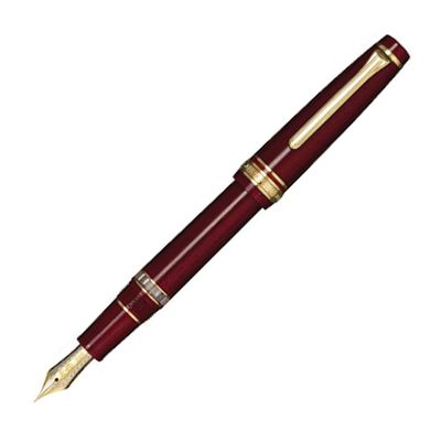 Sailor Pro Gear Realo Maroon &amp; Gold Fountain Pen Broad