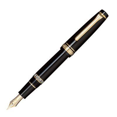 Sailor Pro Gear Realo Black &amp; Gold Fountain Pen Broad