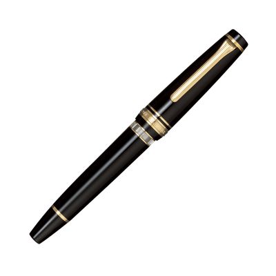 Sailor Pro Gear Realo Black &amp; Gold Fountain Pen Broad