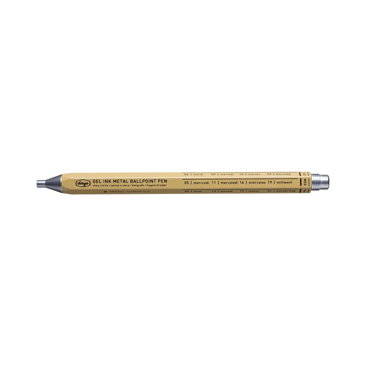 MARK'STYLE Days Aluminum Gel Ballpoint 0.5mm
