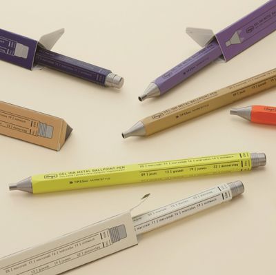 Mark'style Days Aluminum Gel Ballpoint Pen 0.5mm