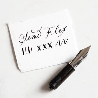 Tom's Studio Extra Fine Semi Flex Fountain Pen Nib (Stainless Steel)