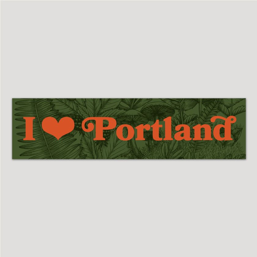 I Heart Portland Bumper Sticker