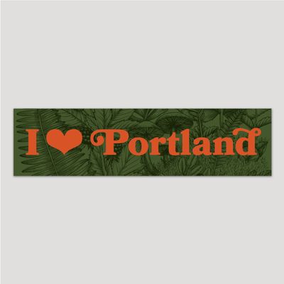 I Heart Portland Bumper Sticker