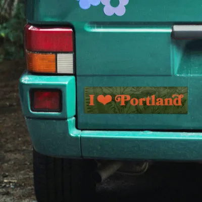 I Heart Portland Bumper Sticker