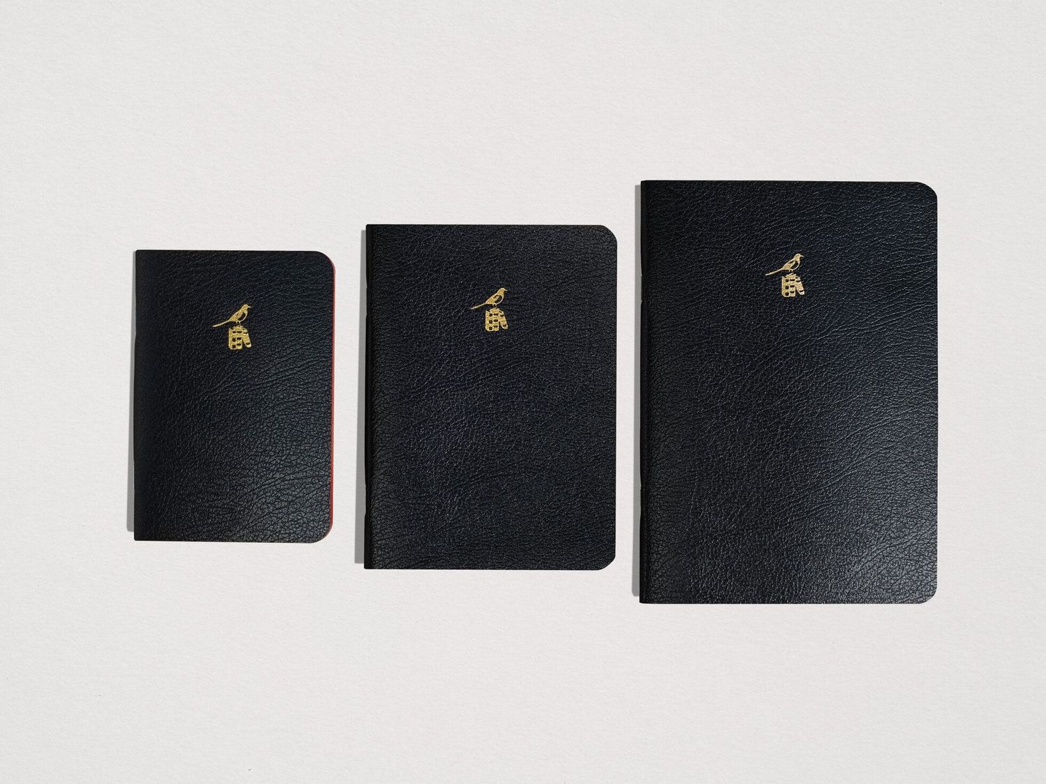 Bieffe Roma Black Leather Notebook