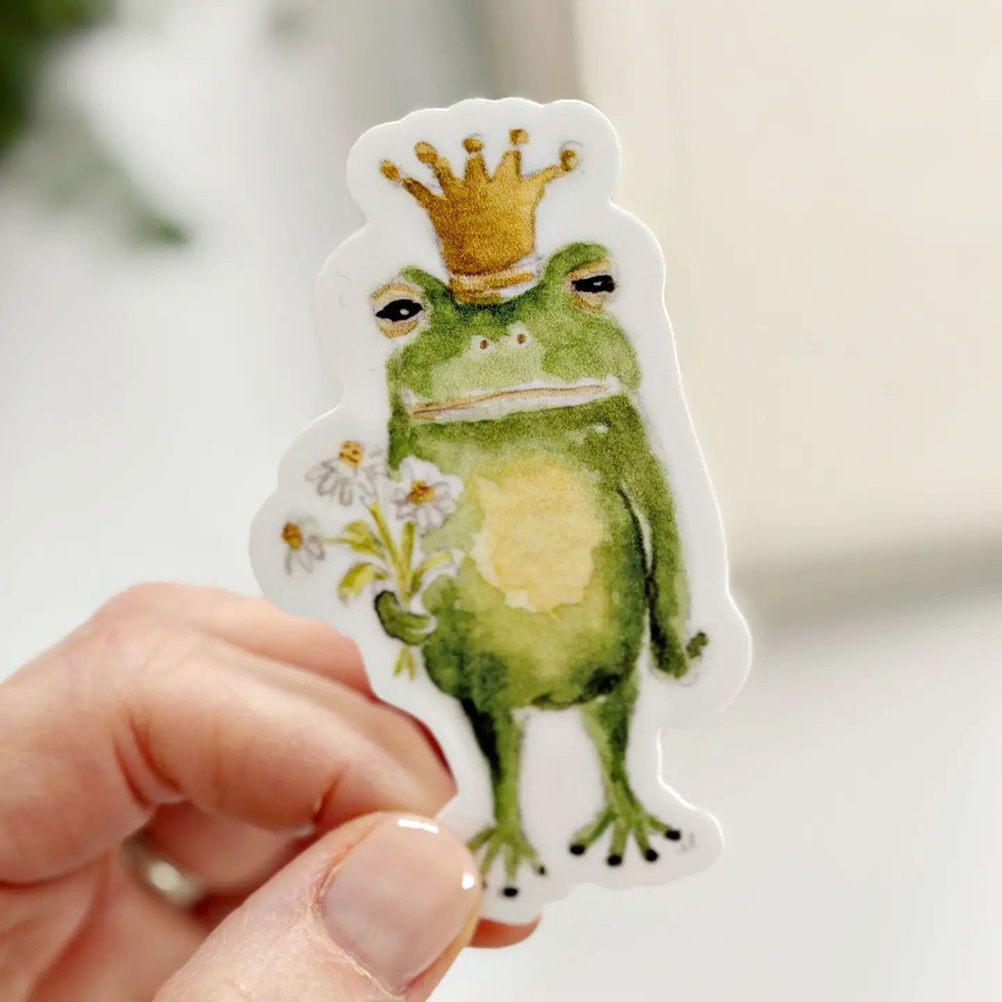 Frog Prince Sticker