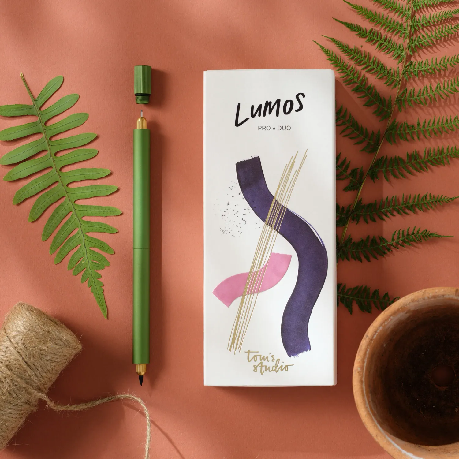 Tom's Studio Lumos Pro Duo Tip Botanica Green