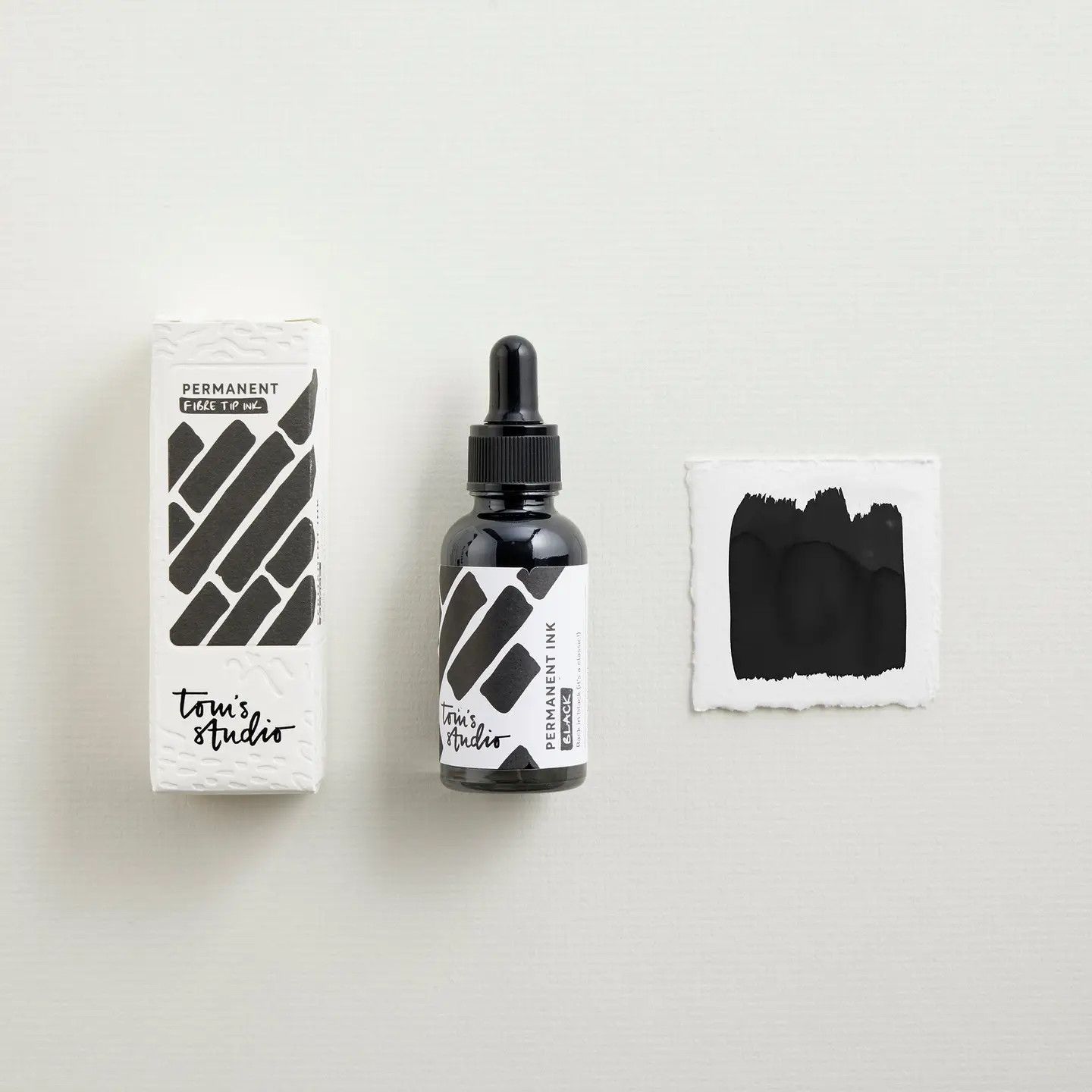 Tom's Studio Permanent Black Bottled Ink (30ml)