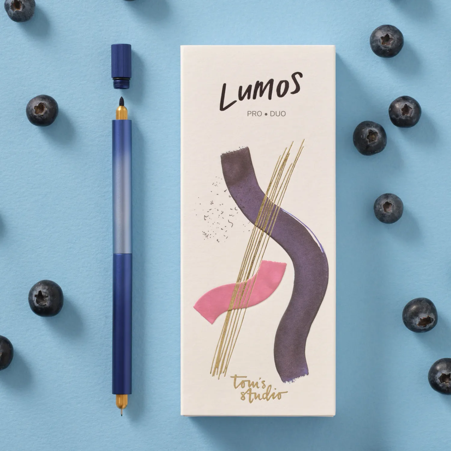 Tom's Studio Lumos Pro Duo Tip Blueberry
