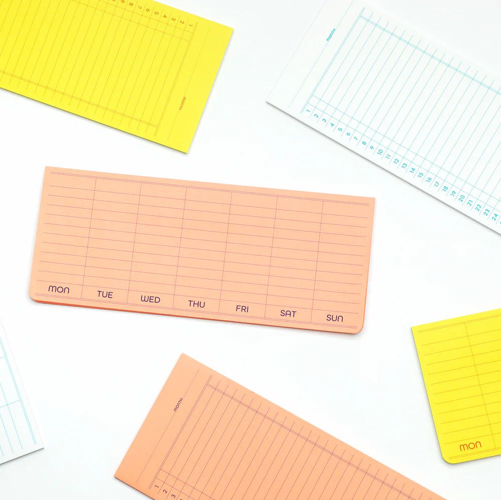 Penco Sticky Memo Pad - Weekly
