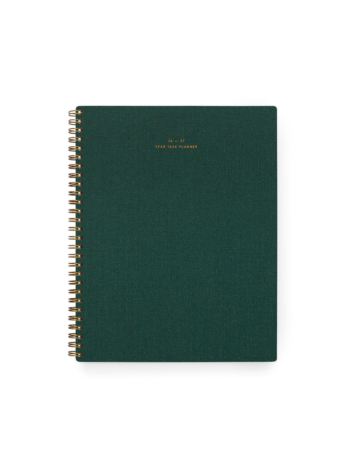 2026-2027 Year Task Planner - Hunter Green