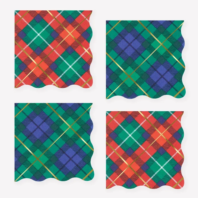Tartan Mix Small Napkins