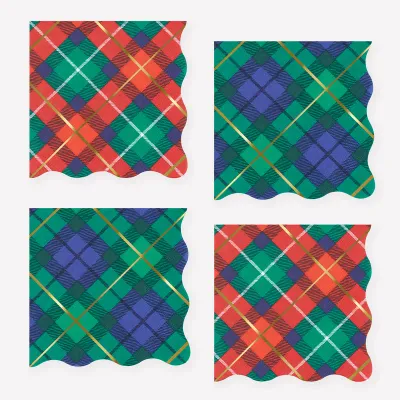 Tartan Mix Small Napkins