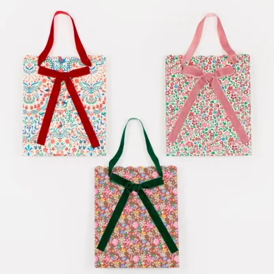 Meri Meri x Liberty Medium Gift Bags (pack of 3)