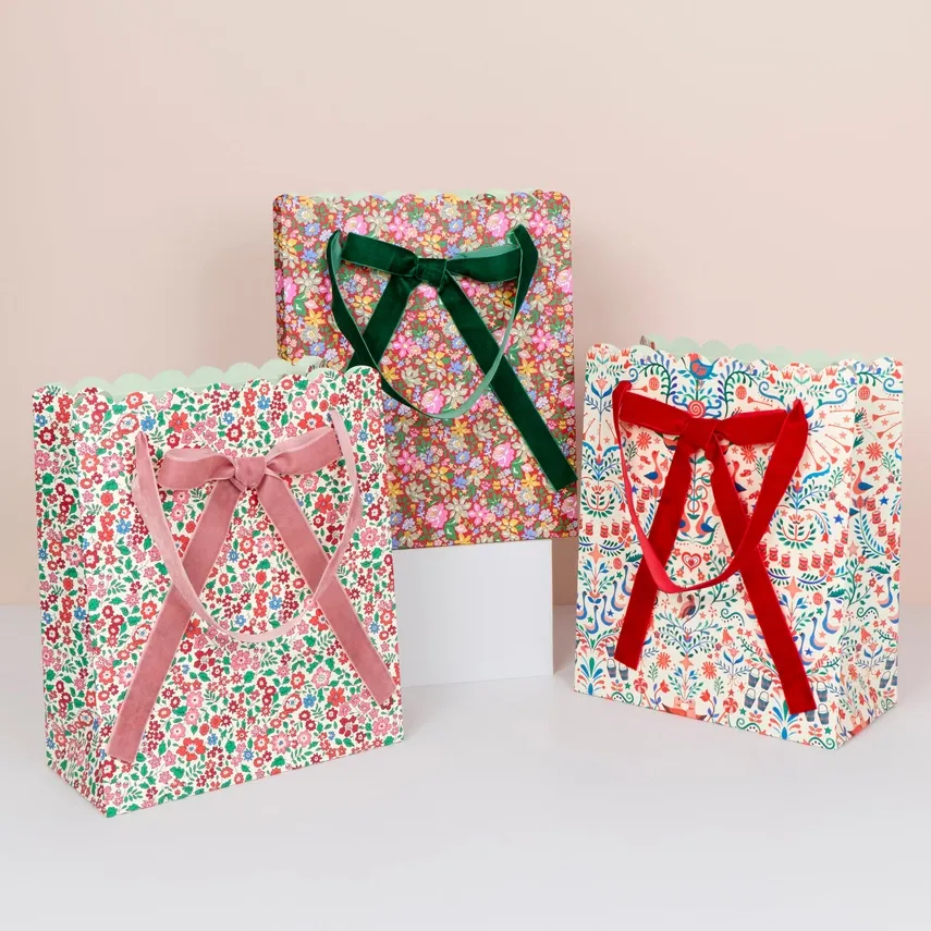 Meri Meri x Liberty Medium Gift Bags (pack of 3)