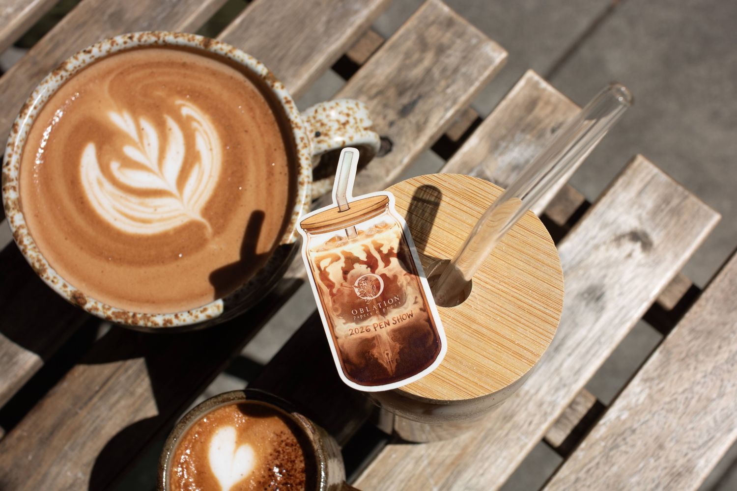 2026 PNW Pen Show Sticker Iced Mocha