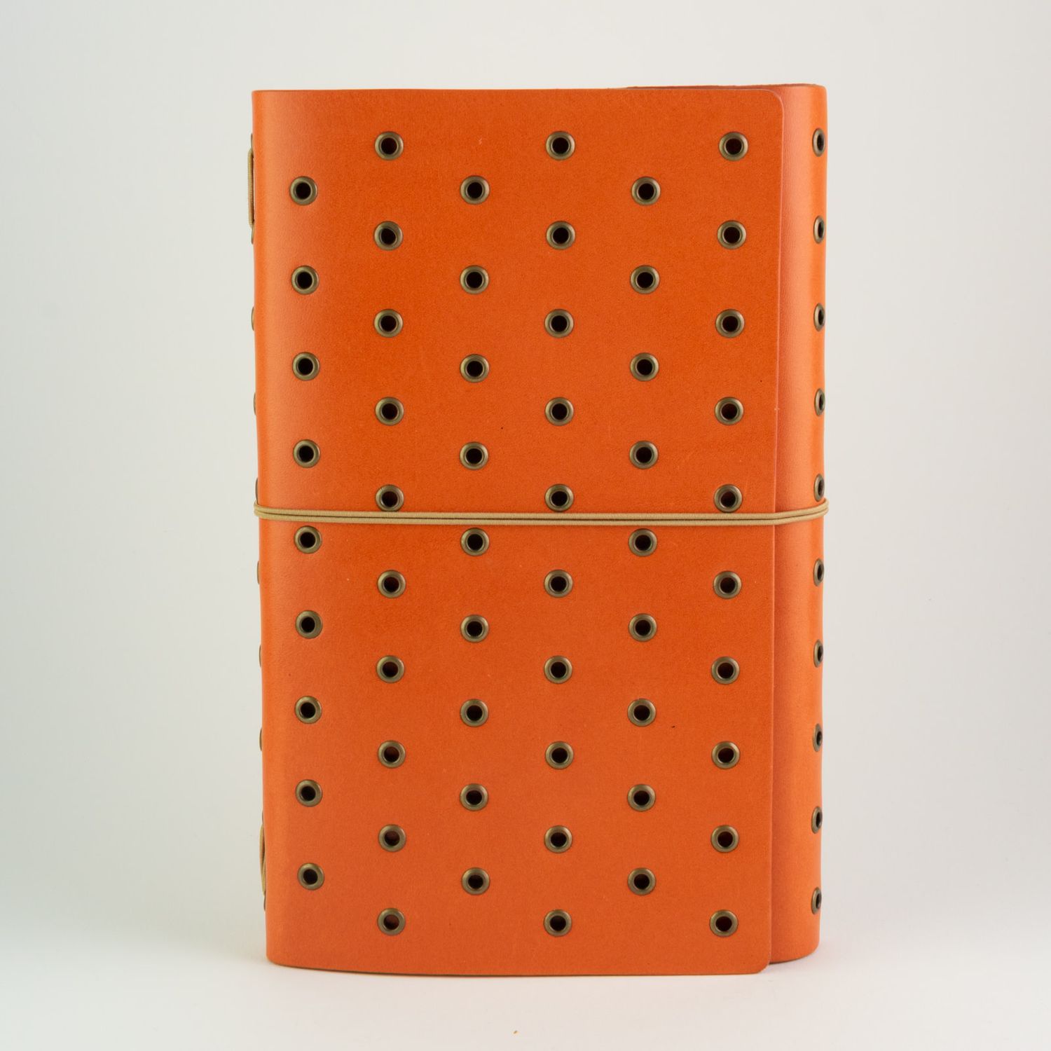 Orange with Bronze Grommets