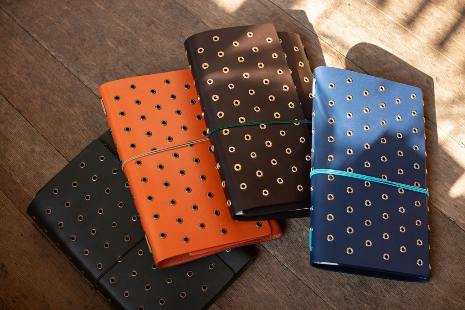 ​Imperfect Concepts Leather Journal A5 Dancer Trifold with Grommets