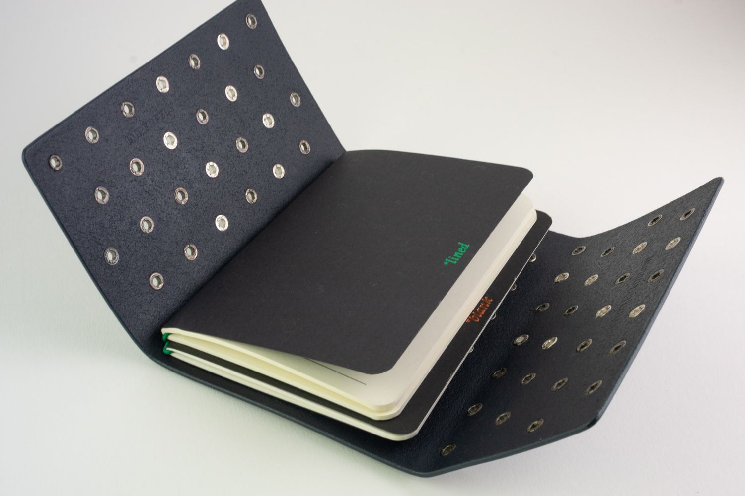 Imperfect Concepts Leather Journal Cover A6 Juniper Trifold with