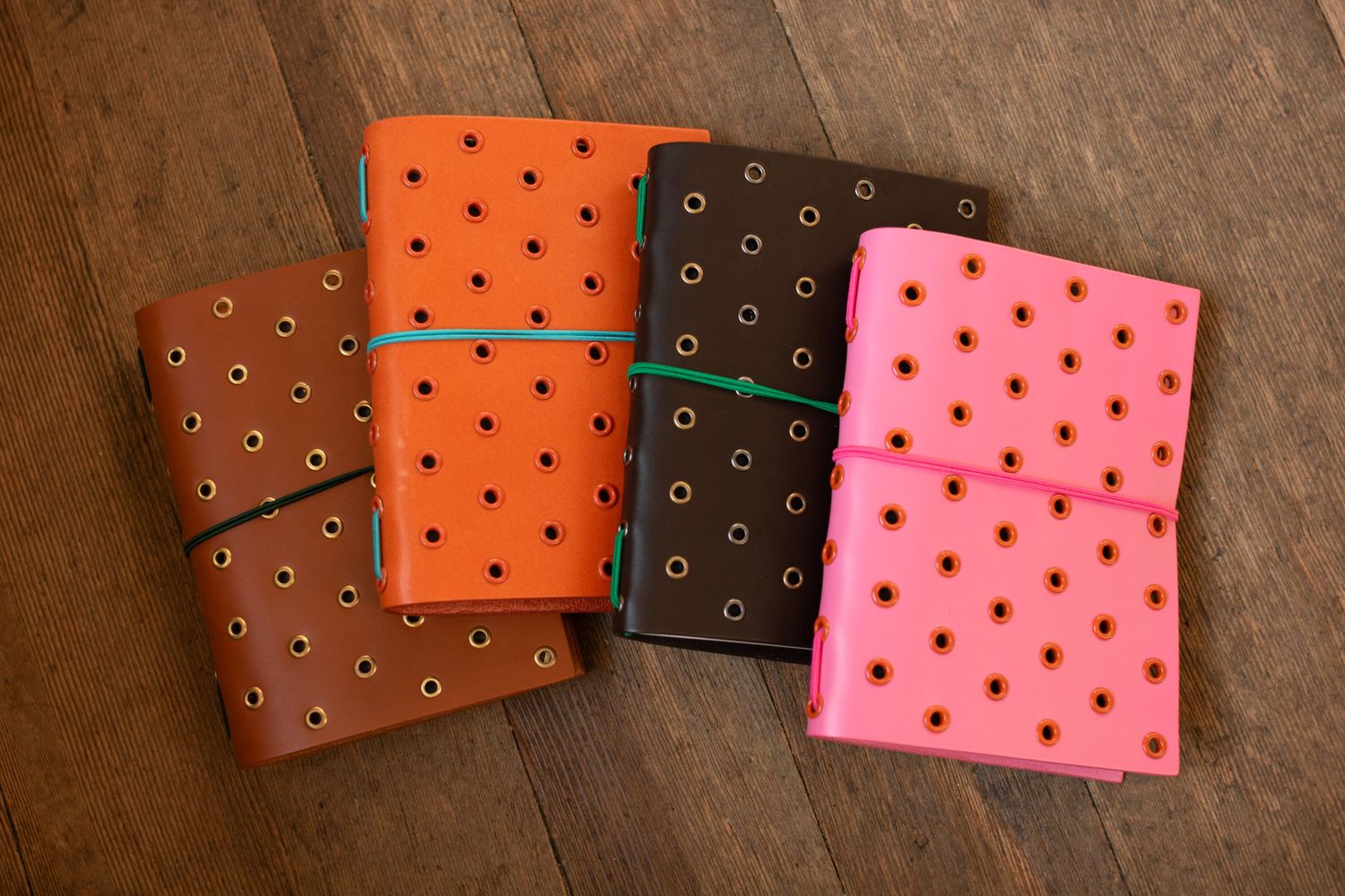 Imperfect Concepts Leather Journal A6 Max Bifold with Grommets