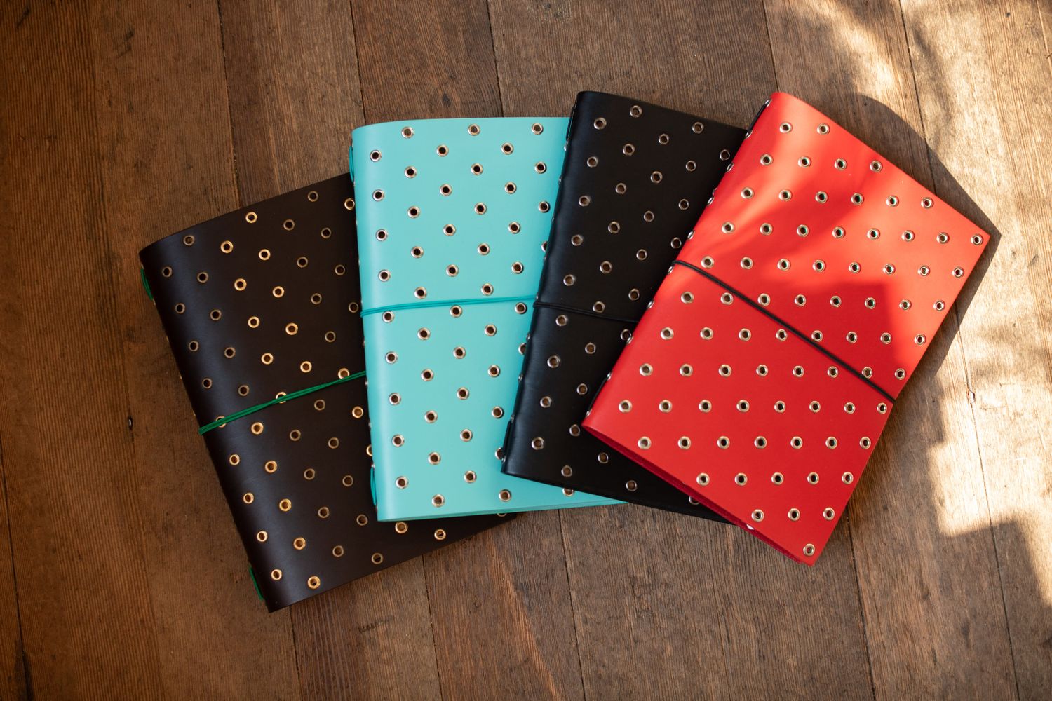 Imperfect Concepts Leather Journal A5 Thatcher Bifold with Grommets