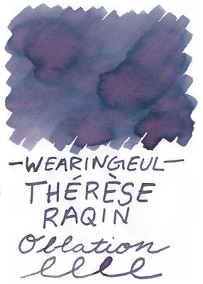 Wearingeul Therese Raquin (by Emile Zola) Bottled Ink (30ml)